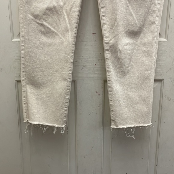 Madewell The Perfect Vintage Jean Raw Cream Ankle Length Sz 31 - Picture 3 of 11